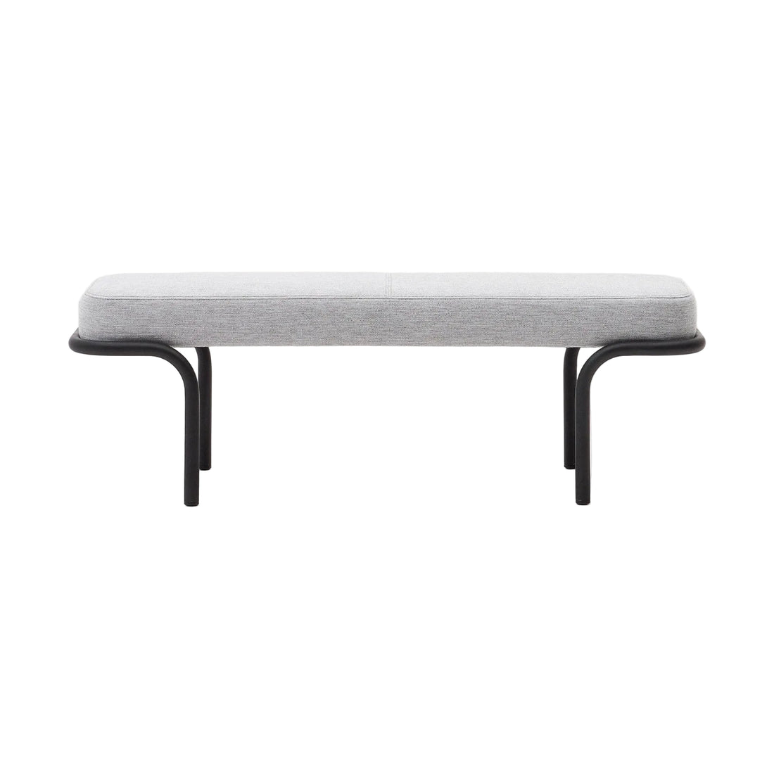 Banc Solsona gris – vue détourée