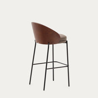 Tabouret Brava 77cm marron – vue de dos