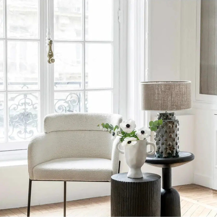 Chaise tissu et acier Baron - NV GALLERY