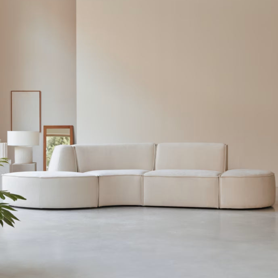 Banquette modulable 4 places Dario - Tikamoon