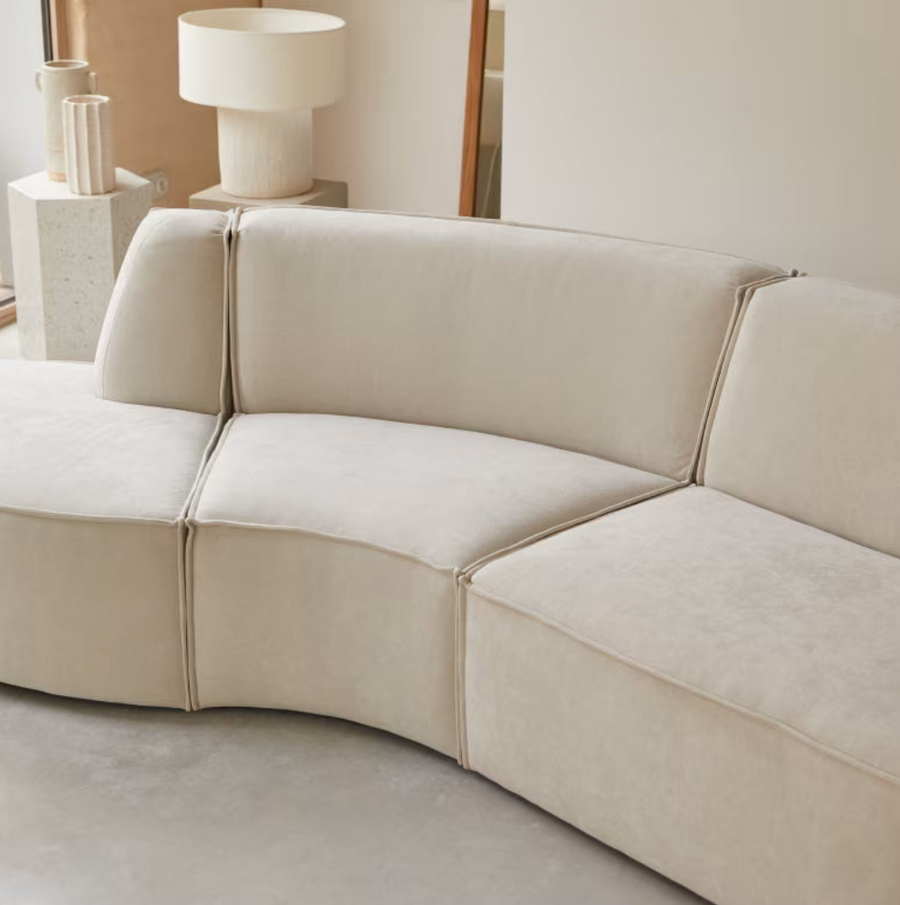 Banquette modulable 4 places Dario - Tikamoon