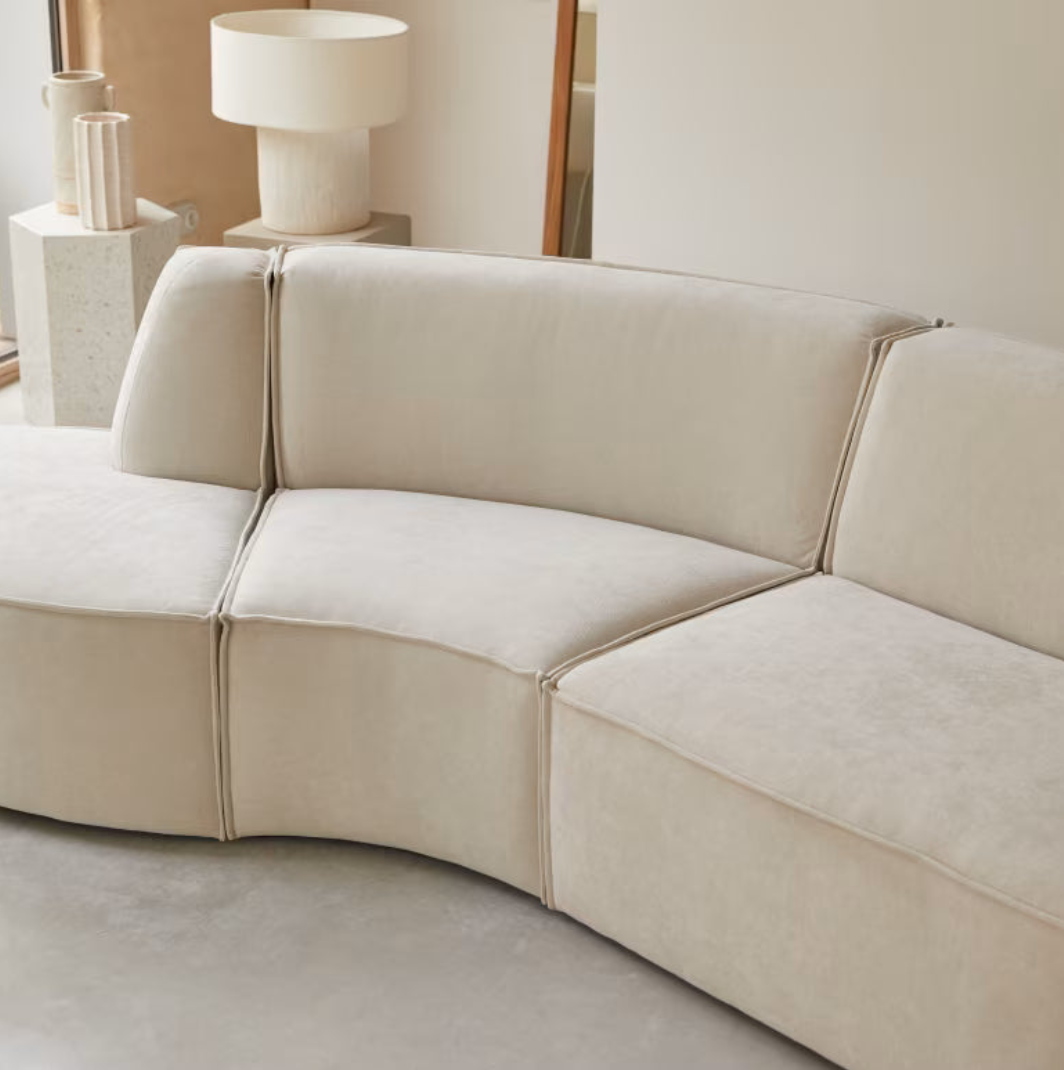 Banquette modulable 4 places Dario - Tikamoon