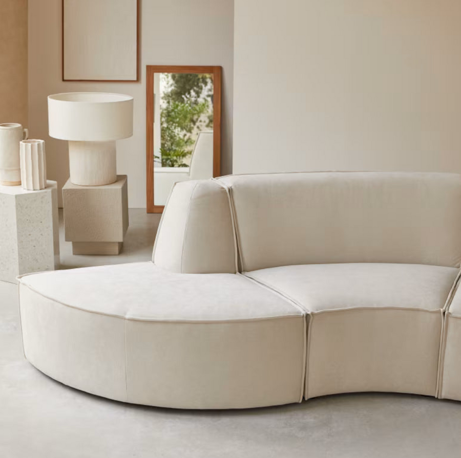 Banquette modulable 4 places Dario - Tikamoon