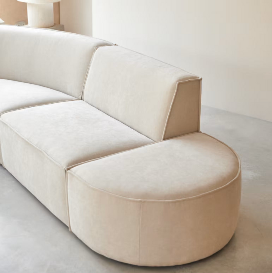 Banquette modulable 4 places Dario - Tikamoon