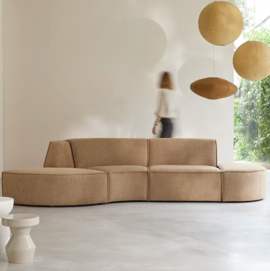 Banquette modulable 4 places Dario - Tikamoon