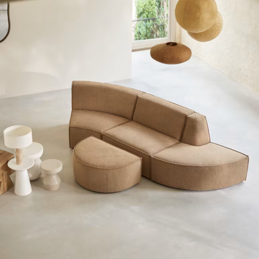 Banquette modulable 4 places Dario - Tikamoon