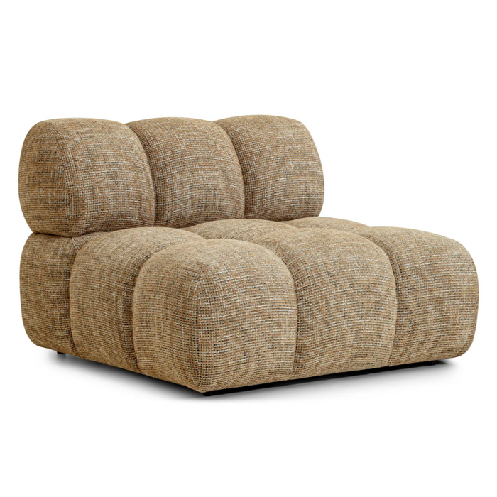Chauffeuse tweed marron caramel Waffle - NV GALLERY