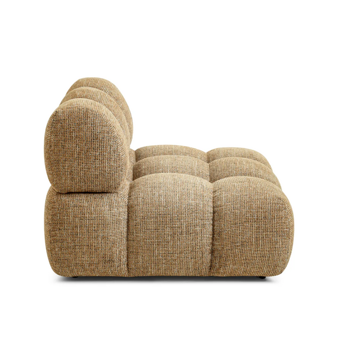Chauffeuse tweed marron caramel Waffle - NV GALLERY