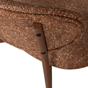 Chaise tissu et métal Valor