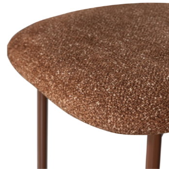 Chaise tissu et métal Valor