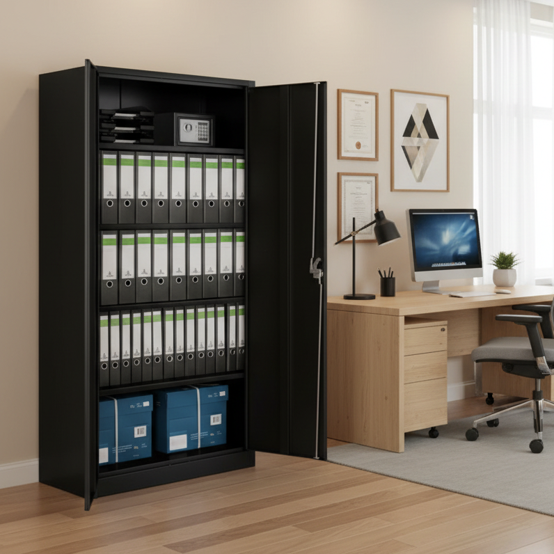 Armoire de bureau métallique