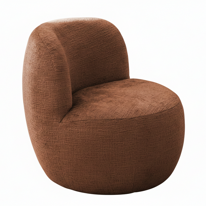 Fauteuil tissu chenille Wilmotte