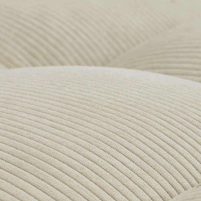 Fauteuil modulable tissu beige anti-tâches Paul - NV GALLERY