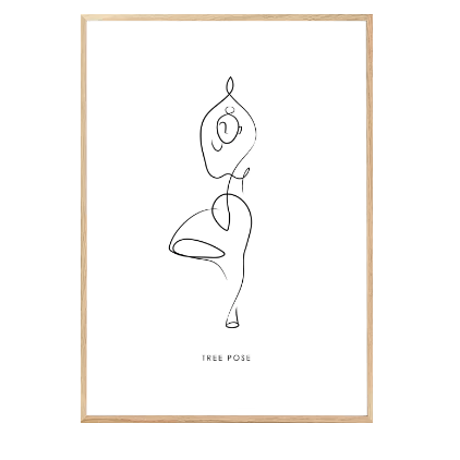 Affiche encadrée - Equilibre