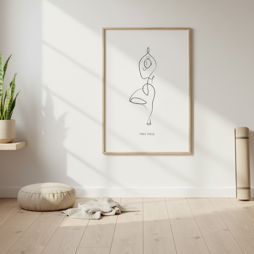 Affiche encadrée - Equilibre