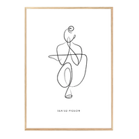 Affiche encadrée - Méditation