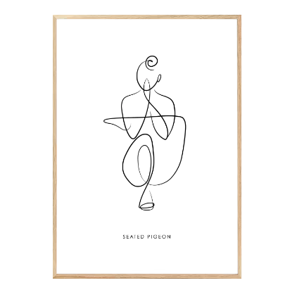 Affiche encadrée - Méditation