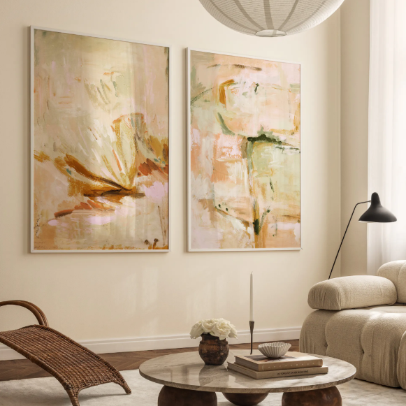 Affiche encadrée - Traces of light I