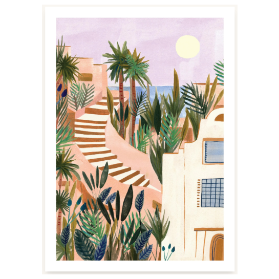 Affiche encadrée - Laura Page Tropical