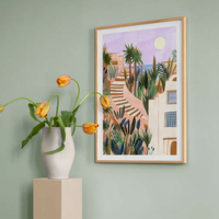Affiche encadrée - Laura Page Tropical