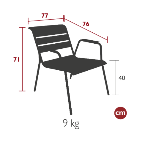 Fauteuil Monceau