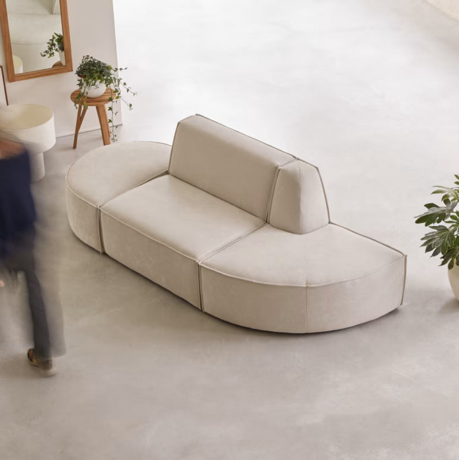 Banquette modulable 2 places Dario - Tikamoon