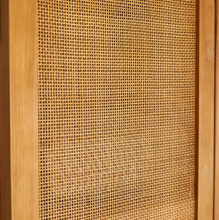 Armoire de rangement pin et cannage Ninon - Tikamoon