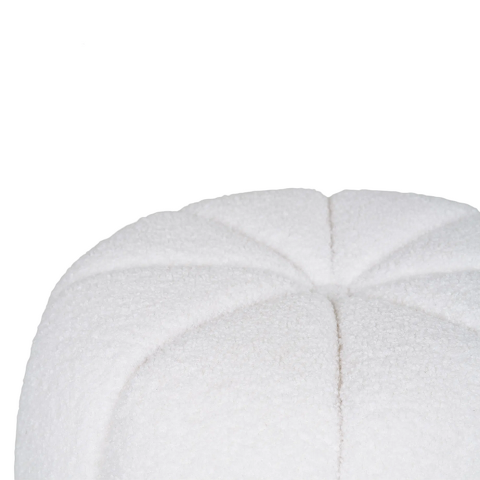 Pouf velours côtelé Paisley