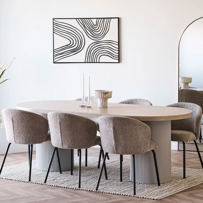 Table à manger frêne Solva