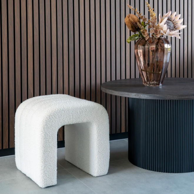 Pouf velours côtelé Colma
