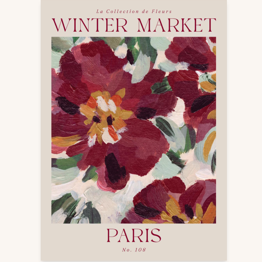 Affiche encadrée - Winter Market