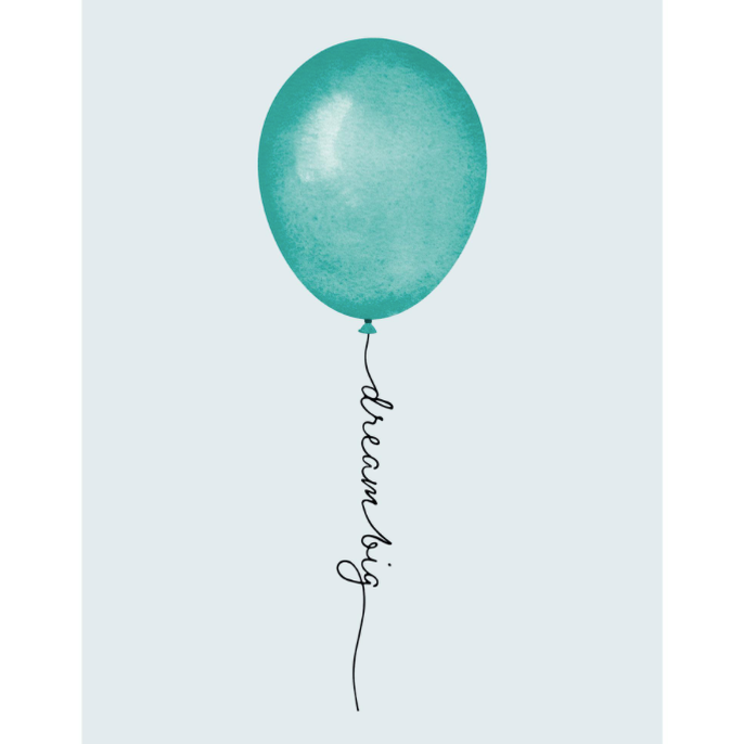 Affiche encadrée - Balloon