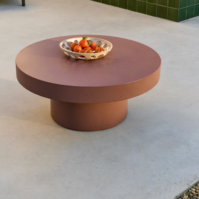 Table basse ciment terracotta Elche