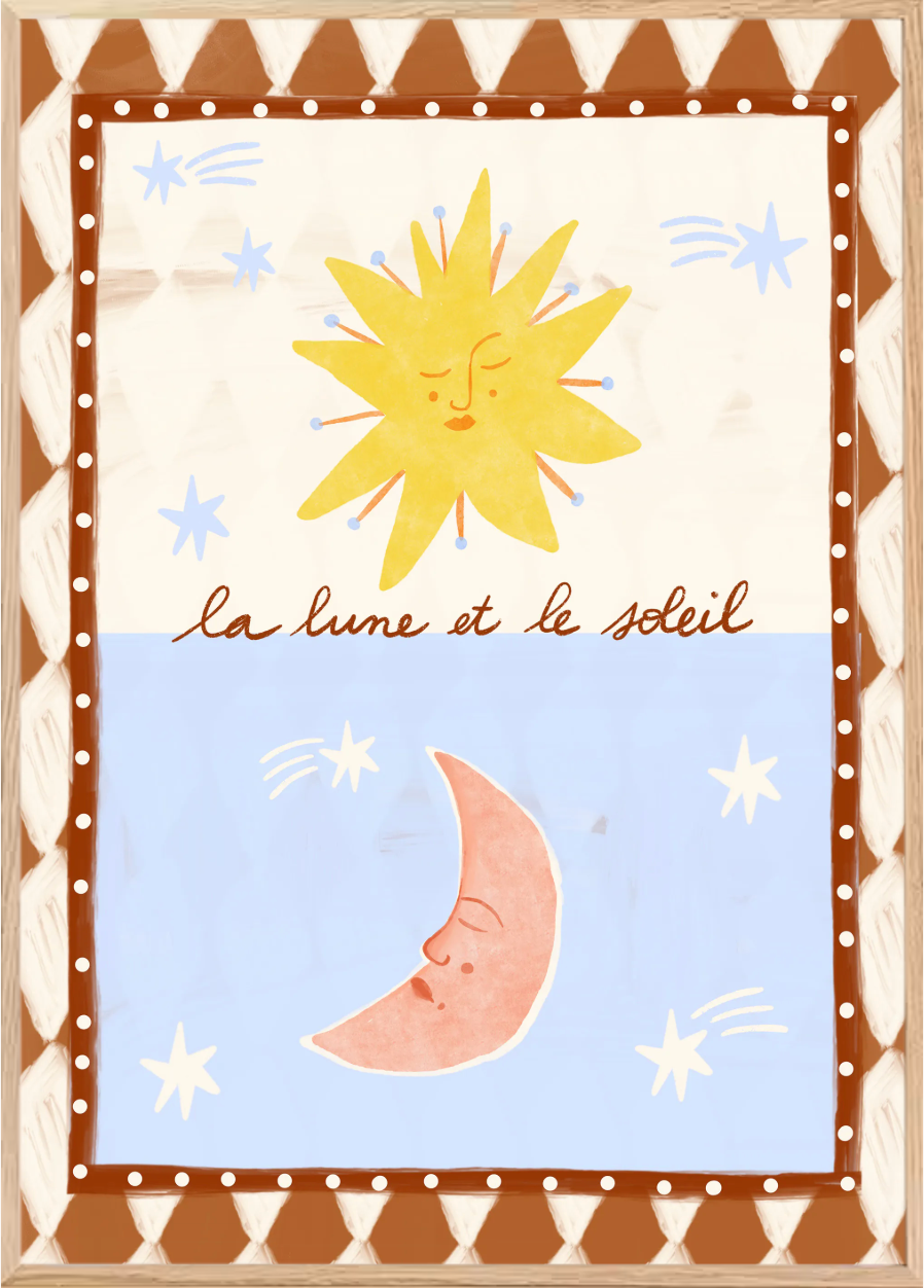 Affiche encadrée - Lunéclat