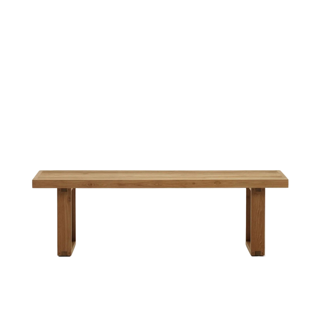 Banc Tamariu en teck massif – vue détourée