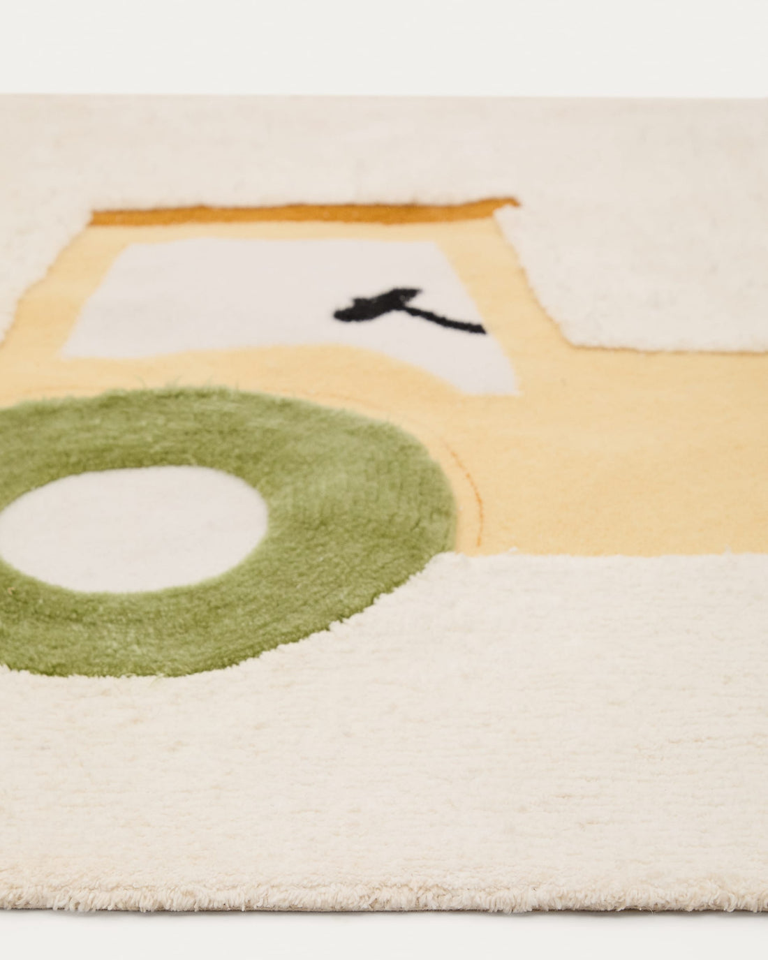 Tapis Pelayo beige – vue de côté