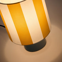 Lampe à poser Alcoi bleue – vue de côté