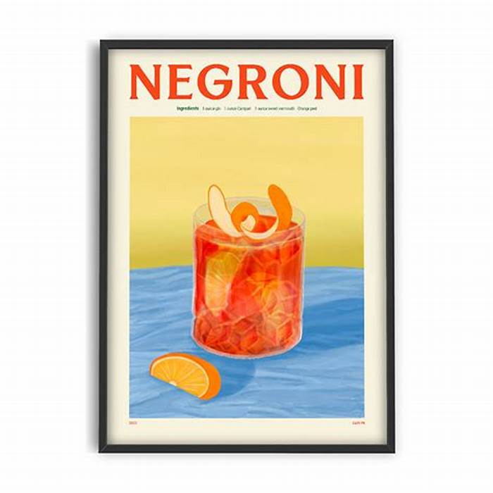 Affiche encadrée - Negroni