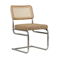 Chaise Uberto Tweed Marron Ristretto - NV GALLERY - mise en ambiance