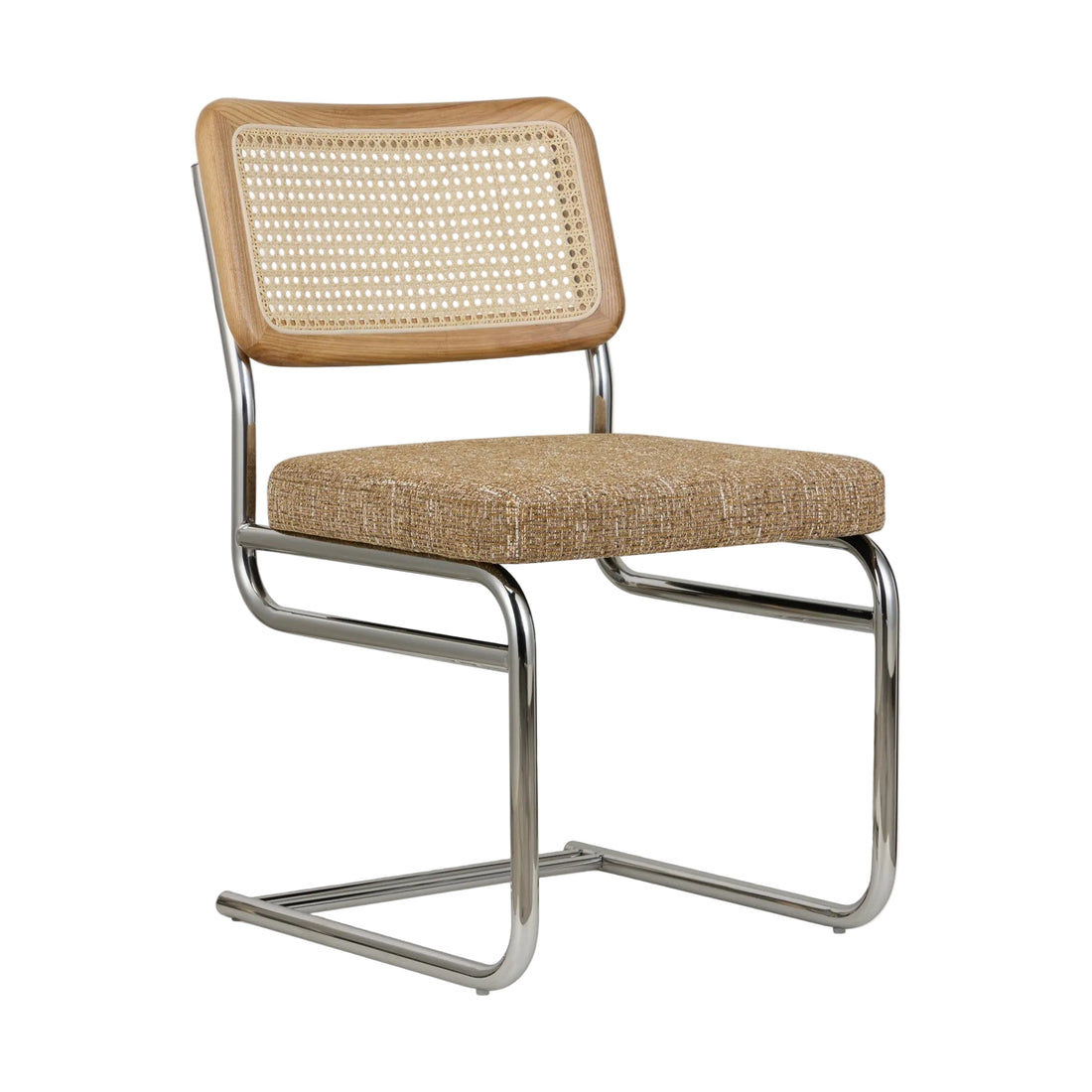 Chaise Uberto Tweed Marron Ristretto - NV GALLERY - mise en ambiance