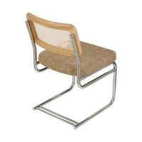 Chaise Uberto Tweed Marron Ristretto - NV GALLERY - détail assise