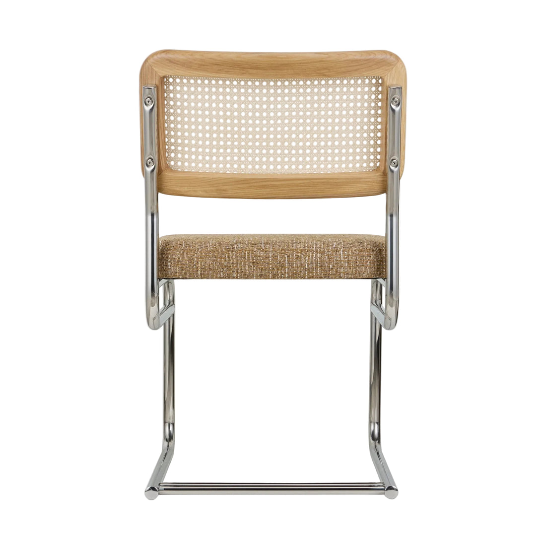 Chaise Uberto Tweed Marron Ristretto - NV GALLERY - vue côté