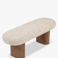 Banc Popa tweed beige - vue détourée