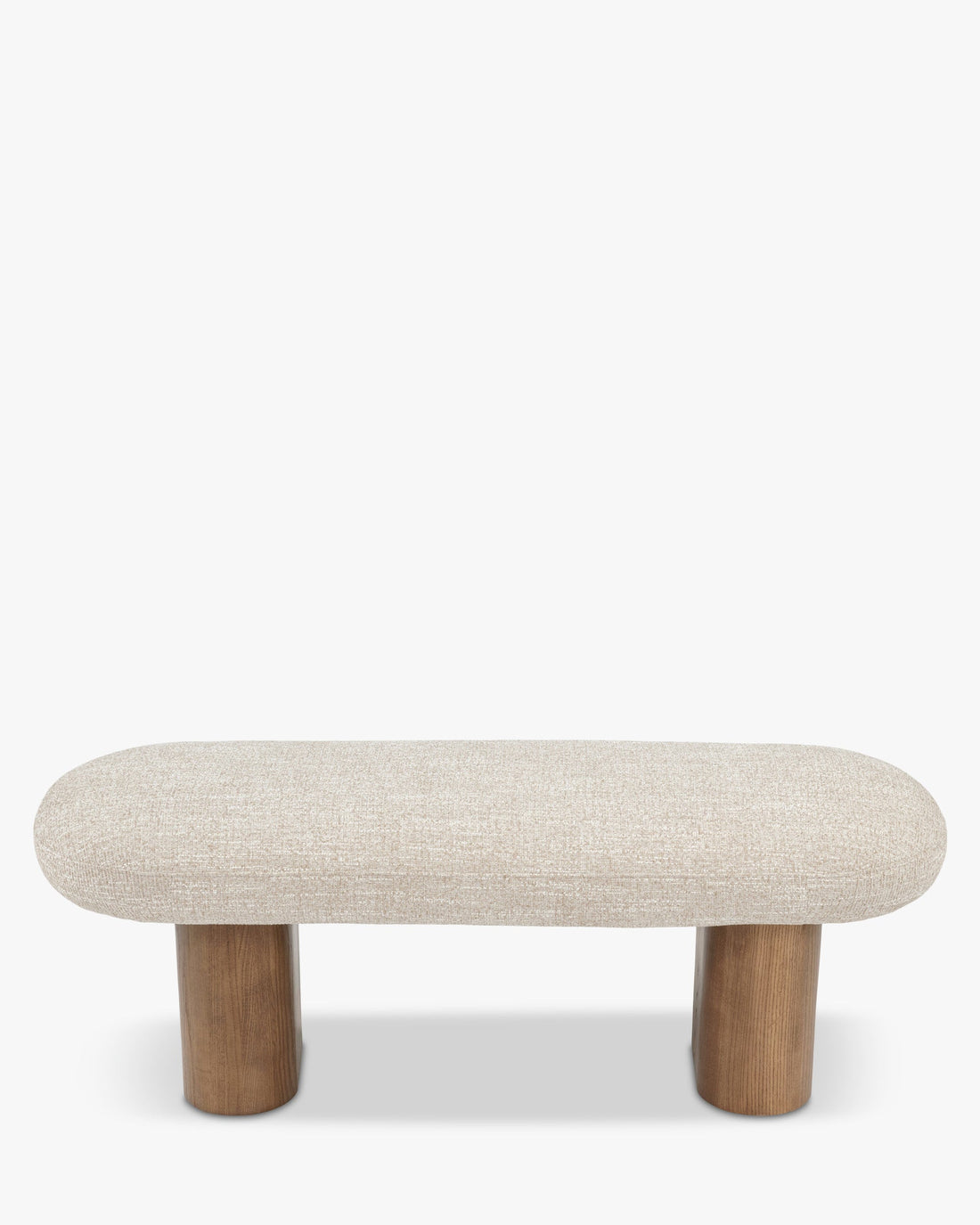 Banc Popa tweed beige - détail du piètement