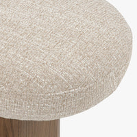 Banc Popa tweed beige - vue de dos