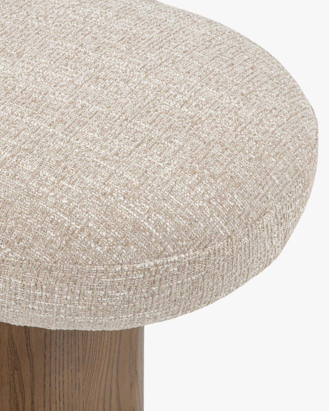 Banc Popa tweed beige - vue de dos