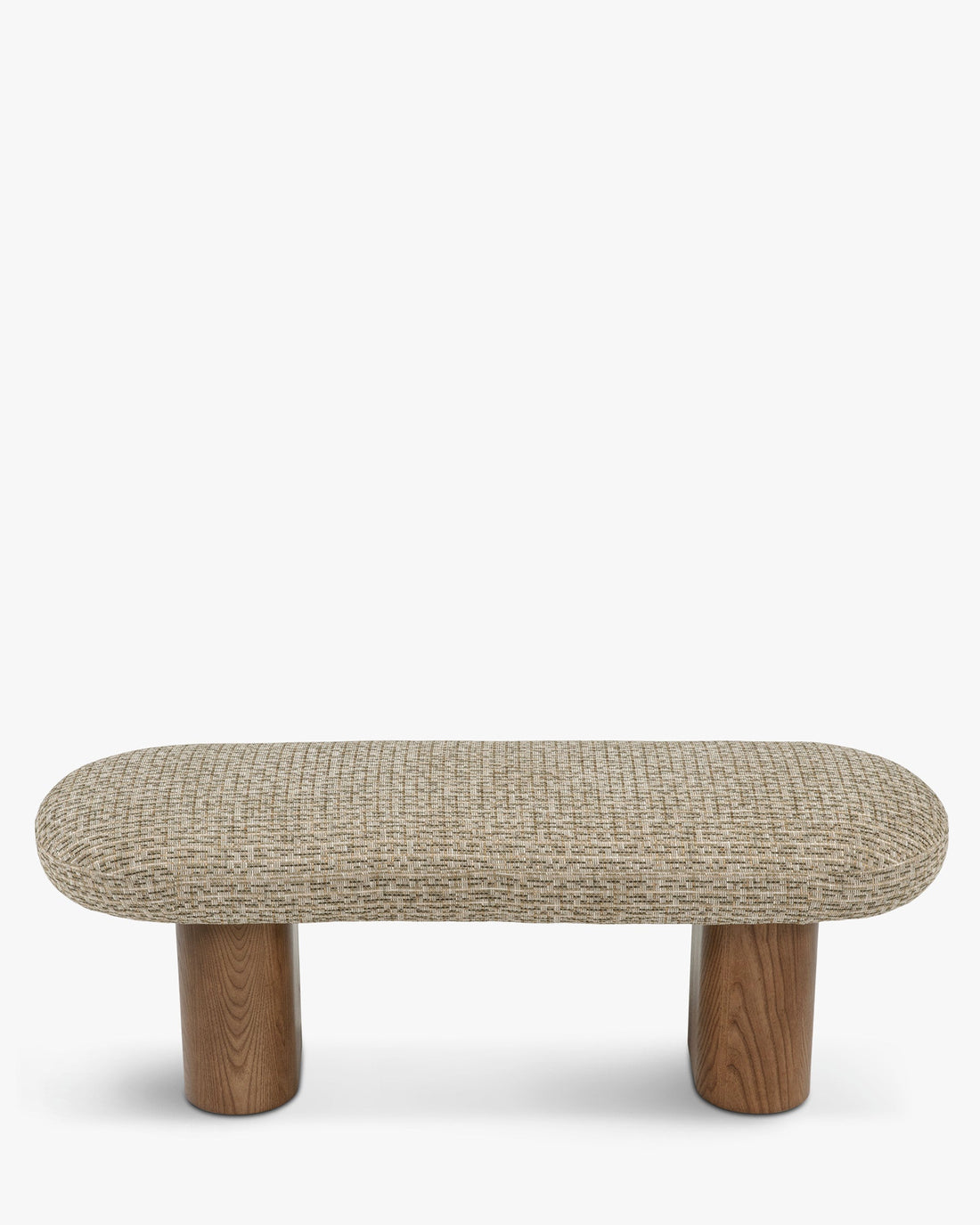 Banc Popa tweed vert - vue de dos