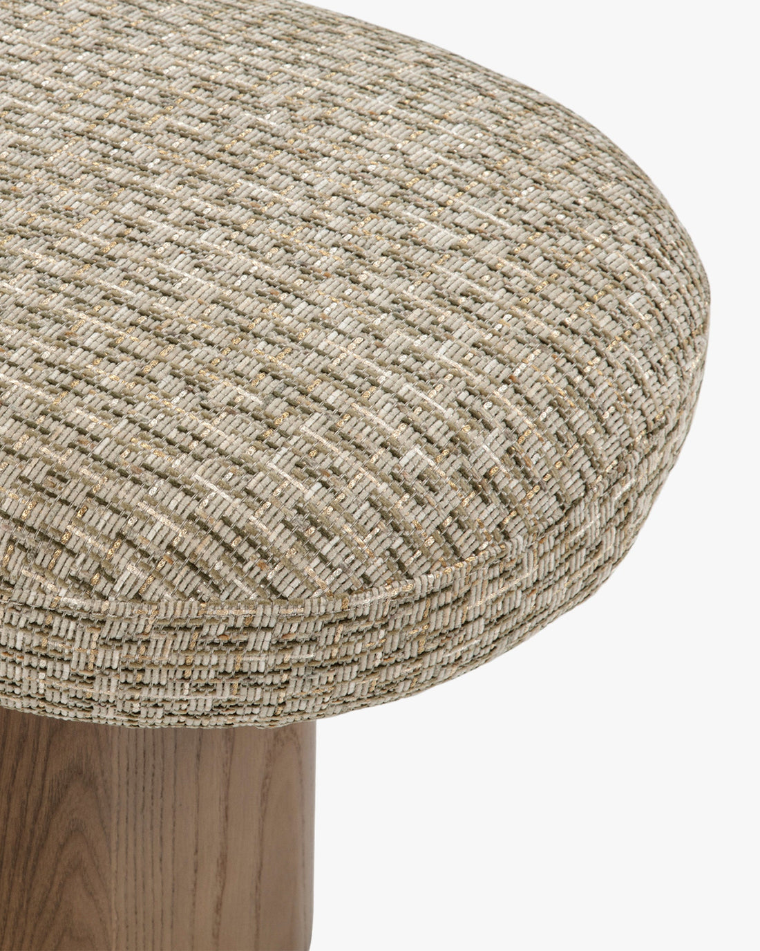 Banc Popa tweed vert - détail du piètement
