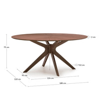 Meria oval table