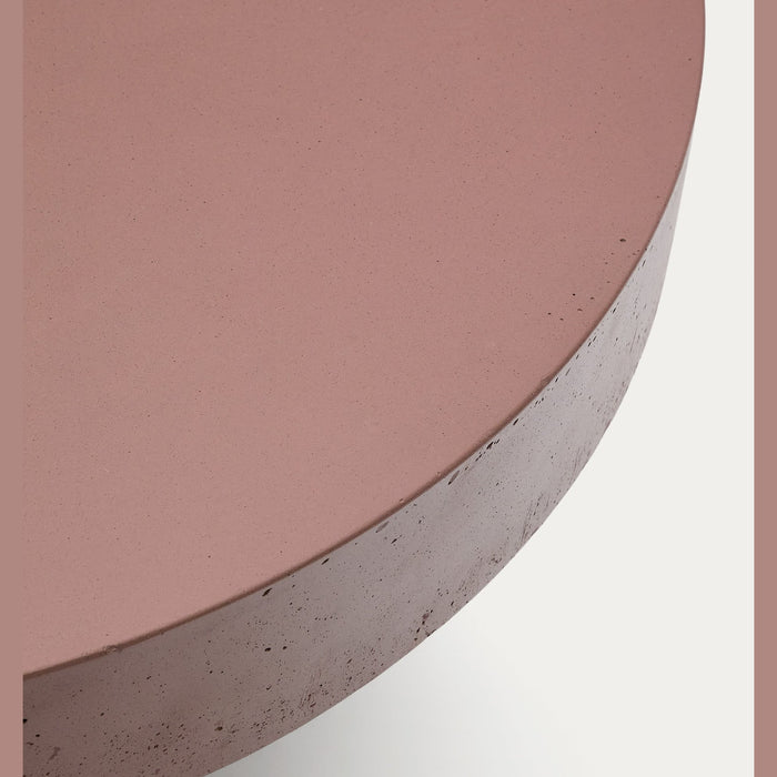 Table basse Elche XL terracotta – détail du plateau